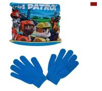 PAW PATROL Ensemble écharpe et gants, bleu, Taille unique