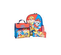 Paw Patrol Ensemble sac à dos pour enfants avec sac à déjeuner et trousse à crayons - Ensemble de 3 pièces pour la rentrée scolaire pour enfants avec Chase Marshall et Rubble