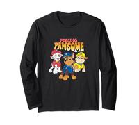 Paw Patrol Feeling PAWsome Pup Trio Gradient Text Manche Longue