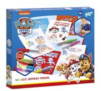 PAW PATROL - Feutres pulvérisateurs à changement de couleur pour enfants - Kit de peinture magique avec pochoirs - Dessin créatif et plaisir de coloriage à partir de 4 ans