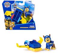 Paw Patrol Figurine Chase – Chiot d'action avec avion planeur à ailes pliables – Dès 3 ans