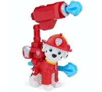 Paw Patrol, Figurine d'action Marshall de Collection avec Sac à Dos à Clipser et 2 projectiles, Jouets pour Enfants à partir de 3 Ans