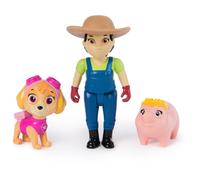 PAW Patrol , Figurines Stella, fermière Yumi et petit cochon, jouets pour garçons et filles à partir de 3 ans
