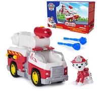 PAW Patrol Fire Rescue : Marshall Rescue Camion de pompier avec figurine d'action, lanceur de projectiles et camion jouet, jouets pour enfants pour garçons et filles à partir de 3 ans
