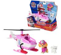 Paw Patrol - Pat Patrouille - Véhicule Figurine Stella Fire Rescue Mission Pompiers - Voiture Figurine À Collectionner - Panier Chaton - Pat Patrouille Jouet - Voiture Enfant - Jouet Enfant 3 Ans Et +