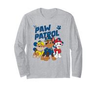 Paw Patrol Group Paw Prints Manche Longue