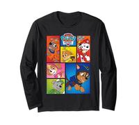 Paw Patrol Group Shot of Pupps in Shapes Manche Longue