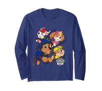 Paw Patrol Group Shot Pups in Action Manche Longue