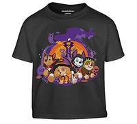 Paw Patrol Halloween Costume Lookout Chase Skye Marshall Rubble Enfants Garçons T-Shirt 104 Noir