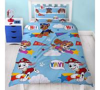Paw Patrol Housse Couette Simple Et Taie Set Double Face Literie Garçons Filles