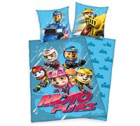 Ensemble De Literie Réversible Paw Patrol 2 Pièces 135x200cm 80x80cm