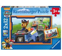 Paw Patrol im Einsatz. Puzzle 2 x 12 Teile [Dutch; Flemish] [Game Board] NEUF