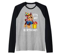 Paw Patrol It's My Birthday Happy Birthday Chase Manche Raglan