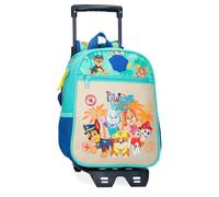Paw Patrol Joumma Pawsome Vibes Sac à dos d'école, sac à dos pour enfant, fabriqué en polyester, plusieurs compartiments, bretelles larges et réglables., bleu, 21 cm x 28 cm x 10 cm, Sac à dos 28 +