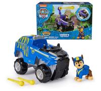 Paw Patrol Jungle Pups, véhicule tigre Chase, camion avec figurine d'action de collection, jouets pour enfants pour garçons et filles à partir de 3 ans