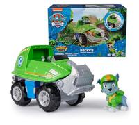 Paw Patrol Jungle Pups, véhicule tortue serpentante rocheuse, camion avec figurine d'action de collection, jouets pour enfants pour garçons et filles à partir de 3 ans