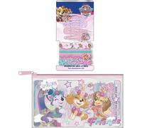 Paw Patrol Kit de beauté pour enfant avec pinces, jarretières, scrunchies et trousse