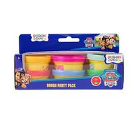 PAW Patrol Kit de pâte à modeler Okidoki Dough Party Pack avec 6 couleurs | Pâte à modeler pour enfants à partir de 3 ans | Kit de pâte à modeler créatif pour enfants | Avec Chase, Marshall, Skye