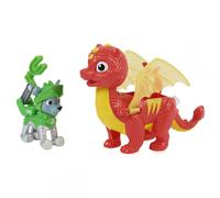 Jouet - SPIN MASTER - Paw Patrol Rescue Knights Rocky - Figurine avec dragon - Pour enfant de 3 ans et plus