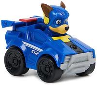 PAW PATROL: La Gamme Pup Squad Racers de cinéma Mighty avec Mini bolides et Figurine de Chiot Fixe, Convient aux Enfants à partir de 3 Ans