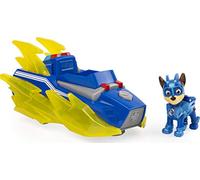 Paw Patrol La Pat' Patrouille - 6056840 - Véhicule + Figurine Mighty Pups Charged Up - Chase - Jeu jouet enfant Multicolore