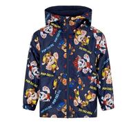 Paw Patrol / La Pat' Patrouille Imperméable avec capuche, veste doublée polaire isolante, Dark Blue, 3-4 Ans: 104cm, Bleu