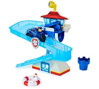 Paw Patrol - PAT PATROUILLE - PLAYSET DE BAIN ADVENTURE BAY + VEHICULE Chase lumineux 6060970 - Jouet Bain Enfant 3 Ans et +