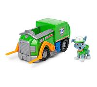 Paw Patrol - Pat Patrouille - Véhicule Figurine Rocky - Voiture Figurine À Collectionner - Pat Patrouille Jouet - Plastique Recyclé - Voiture Enfant - Jouet Enfant 3 Ans Et +