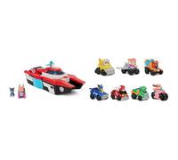 Paw Patrol - La Super Patrouille Le Film - Quartier Général Marine Pup Squad Pat Patrouille & Pat Patrouille LA Super Patrouille Le Film - Pack de 7 Racers Pup Squad La Pat Patrouille The Mighty Movie