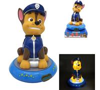 Paw Patrol Lampe de table LED 3D pour enfants - Lampe de bureau pour décoration de chambre à coucher, décoration de chambre d'enfant, cadeau d'anniversaire pour garçons de 3 ans et plus | 21 cm