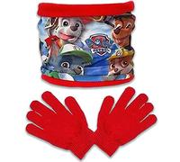 Paw Patrol Lot de 2 gants et écharpe d'hiver avec masque gratuit