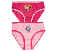 Paw Patrol Lot de 2 slips pour fille et enfant Rose/rose, rose, 110 cm-116 cm