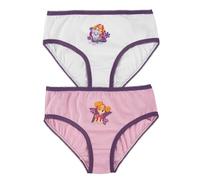 Paw Patrol Lot de 2 slips pour fille Rose/blanc, rose/blanc, 122 cm-128 cm