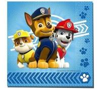 Paw Patrol - Lot de 20 serviettes pour fête 33 x 33 cm (Gabbiano 7086)