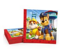 Paw Patrol Lot de 20 serviettes Rescue Heroes