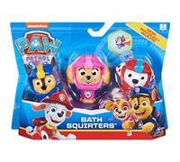 Paw Patrol, Lot de 3 pulvérisateurs pour Le Bain avec Marshall, Chase et Skye, pour Enfants à partir de 3 Ans