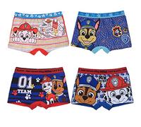 Paw Patrol Lot de 4 boxers pour garçon avec différents motifs.