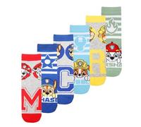 PAW PATROL Lot de 6 paires de chaussettes pour garçon - De nombreux motifs et designs différents, bleu, 27-30