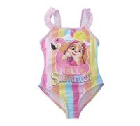 Paw Patrol Maillot de bain à volants pour fille - Skye Hello Summer Maillot de bain enfant Multicolore