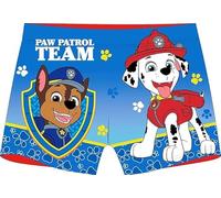 Paw Patrol Maillot de Bain Garçon de Pat' Patrouille Taille 98/104, 110/116, 122/128, Multicolore, Maillot de Bain Enfant Garçon de Pat' Patrouille avec Marshall, Chase et Rubble., kl-bleu, 122-128