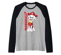 Paw Patrol Marshall Fire Rescue Hero Adventure Bay Pupp Rétro Manche Raglan