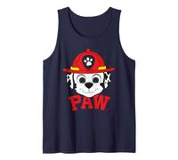 Paw Patrol Marshall Retro Fire Rescue Adventure Pup Illustration Débardeur