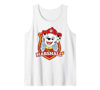 Paw Patrol Marshall Retro Fire Rescue Pup Adventure Illustration Débardeur