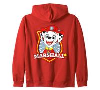 Paw Patrol Marshall Retro Fire Rescue Pup Adventure Illustration Sweat à Capuche