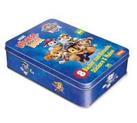 PAW Patrol Meine Bücher-Dose: 8 Minibücher zum Rätseln, Malen Stickern I Ab 4 Jahren