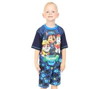 PAW PATROL Mission Pawsible Pyjama court pour garçons et filles, bleu, 5-6 ans
