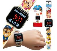 Paw Patrol Montre électronique pour fille, MONTRE-BRACELET, écran LED pour l'apprentissage