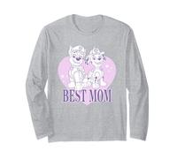Paw Patrol Mother's Day Best Mom Heart Manche Longue