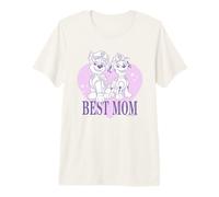 Paw Patrol Mother's Day Best Mom Heart T-Shirt Haut de Gamme