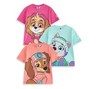 Paw Patrol Multicolore Skye, Everest & Liberty Multi-pack de 3 t-shirts à manche